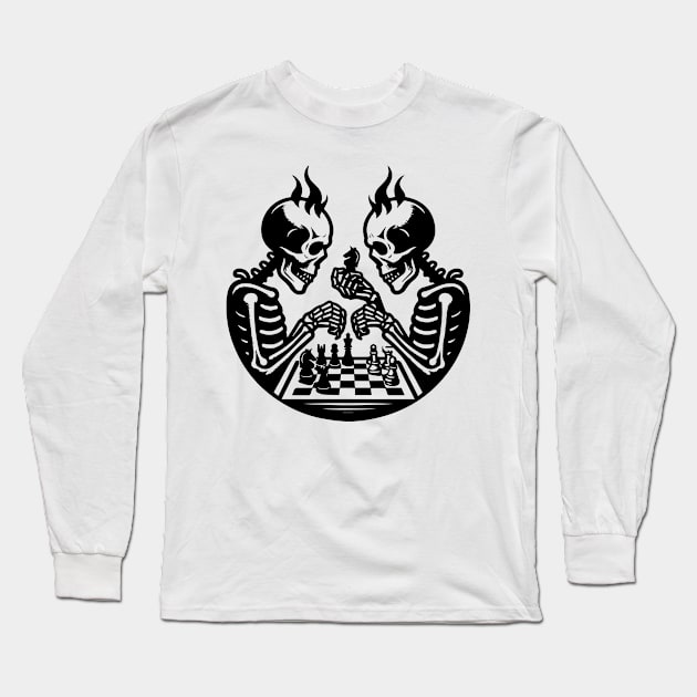 death play chess Long Sleeve T-Shirt by lkn